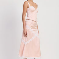 SATIN BUSTIER TOP WITH LACE DETAIL-Emory Park-[option4]-[option5]-[option6]-[option7]-[option8]-Shop-Boutique-Clothing-for-Women-Online