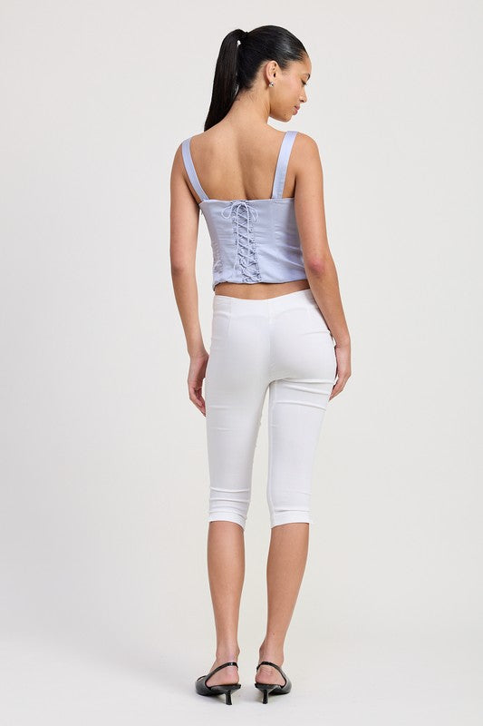 SATIN BUSTIER TOP WITH LACE DETAIL-Emory Park-[option4]-[option5]-[option6]-[option7]-[option8]-Shop-Boutique-Clothing-for-Women-Online