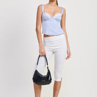 SATIN BUSTIER TOP WITH LACE DETAIL-Emory Park-[option4]-[option5]-[option6]-[option7]-[option8]-Shop-Boutique-Clothing-for-Women-Online