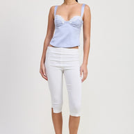 SATIN BUSTIER TOP WITH LACE DETAIL-Emory Park-[option4]-[option5]-[option6]-[option7]-[option8]-Shop-Boutique-Clothing-for-Women-Online