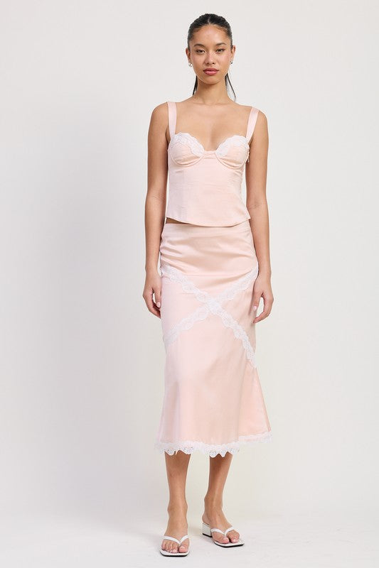 SATIN BUSTIER TOP WITH LACE DETAIL-Emory Park-[option4]-[option5]-[option6]-[option7]-[option8]-Shop-Boutique-Clothing-for-Women-Online