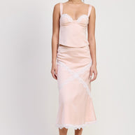 SATIN BUSTIER TOP WITH LACE DETAIL-Emory Park-[option4]-[option5]-[option6]-[option7]-[option8]-Shop-Boutique-Clothing-for-Women-Online