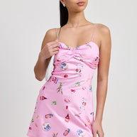 MINI SATIN DRESS WITH SPAGHETTI STRAPS-Emory Park-PINK PRINT-S-[option4]-[option5]-[option6]-[option7]-[option8]-Shop-Boutique-Clothing-for-Women-Online