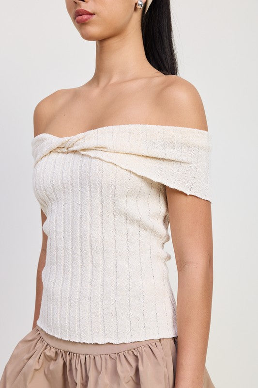 OFF SHOULDER SWEATER TOP-Emory Park-[option4]-[option5]-[option6]-[option7]-[option8]-Shop-Boutique-Clothing-for-Women-Online