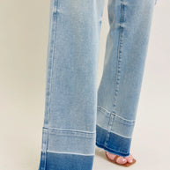 Judy Blue Release Hem Wide Leg Jeans-Trendsi-[option4]-[option5]-[option6]-[option7]-[option8]-Shop-Boutique-Clothing-for-Women-Online