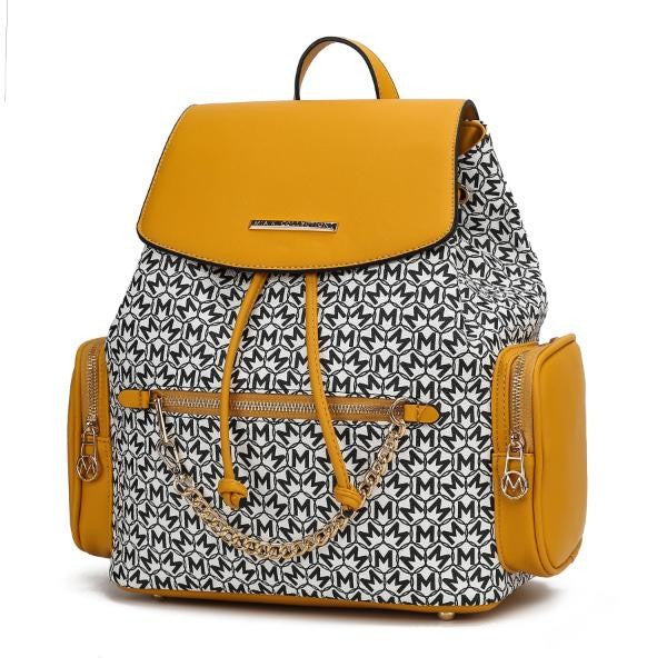 The Issah Backpack by Mia K-MKF Collection by Mia K-Mustard-One Size-[option4]-[option5]-[option6]-[option7]-[option8]-Shop-Boutique-Clothing-for-Women-Online