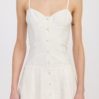 SPAGHETTI STRAP PLEATED MINI DRESS-Emory Park-[option4]-[option5]-[option6]-[option7]-[option8]-Shop-Boutique-Clothing-for-Women-Online