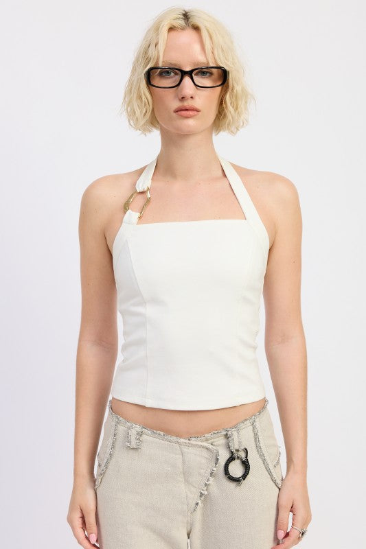 CHAIN LINK HALTER KNIT TOP-Emory Park-WHITE-S-[option4]-[option5]-[option6]-[option7]-[option8]-Shop-Boutique-Clothing-for-Women-Online
