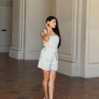 Linen Stripe Pocketed Shorts and Vest Set-ACG Los Angeles-[option4]-[option5]-[option6]-[option7]-[option8]-Shop-Boutique-Clothing-for-Women-Online