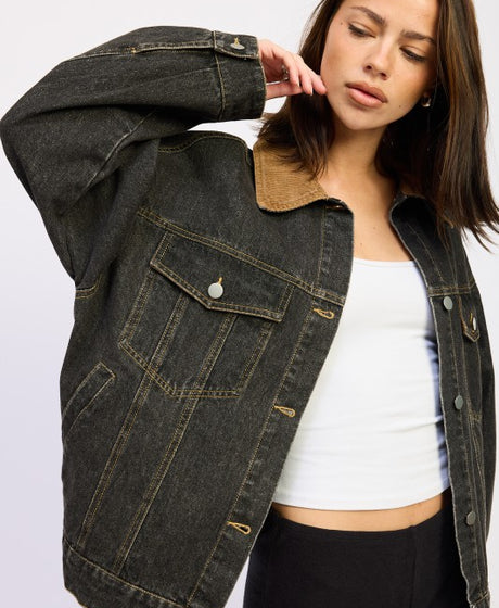 MIX MEDIA OVERSIZE DENIM JACKET-Emory Park-[option4]-[option5]-[option6]-[option7]-[option8]-Shop-Boutique-Clothing-for-Women-Online