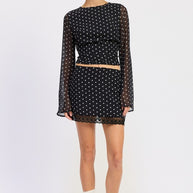 POLKAT DOT MINI LACE SKIRT-Emory Park-BLACK POLKA DOT-S-[option4]-[option5]-[option6]-[option7]-[option8]-Shop-Boutique-Clothing-for-Women-Online