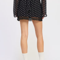 POLKAT DOT MINI LACE SKIRT-Emory Park-[option4]-[option5]-[option6]-[option7]-[option8]-Shop-Boutique-Clothing-for-Women-Online