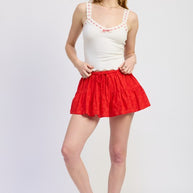 CROCHET STRAP SCALLOPED TANK TOP-Emory Park-[option4]-[option5]-[option6]-[option7]-[option8]-Shop-Boutique-Clothing-for-Women-Online