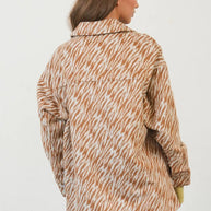 HYFVE Zebra Print Snap Down Long Sleeve Shacket-Jacket-Trendsi-[option4]-[option5]-[option6]-[option7]-[option8]-Shop-Boutique-Clothing-for-Women-Online