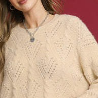 Umgee Pearl-Embellished Long Sleeve Sweater-Sweaters-Trendsi-[option4]-[option5]-[option6]-[option7]-[option8]-Shop-Boutique-Clothing-for-Women-Online