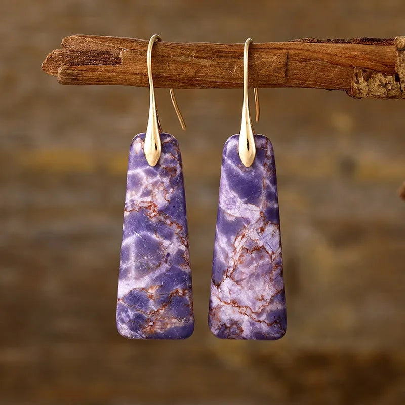 Copper Natural Stone Earrings-Dangle & Drop Earrings-Trendsi-Purple/Gold-One Size-[option4]-[option5]-[option6]-[option7]-[option8]-Shop-Boutique-Clothing-for-Women-Online