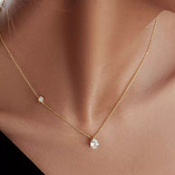 1.25 Carat Moissanite 925 Sterling Silver Teardrop Necklace-NECKLACE-Trendsi-Gold-One Size-[option4]-[option5]-[option6]-[option7]-[option8]-Shop-Boutique-Clothing-for-Women-Online
