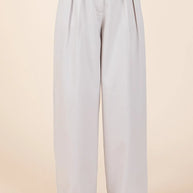 Mittoshop Pintuck Detail High Rise Pants-pants-Trendsi-Light Gray-S-[option4]-[option5]-[option6]-[option7]-[option8]-Shop-Boutique-Clothing-for-Women-Online