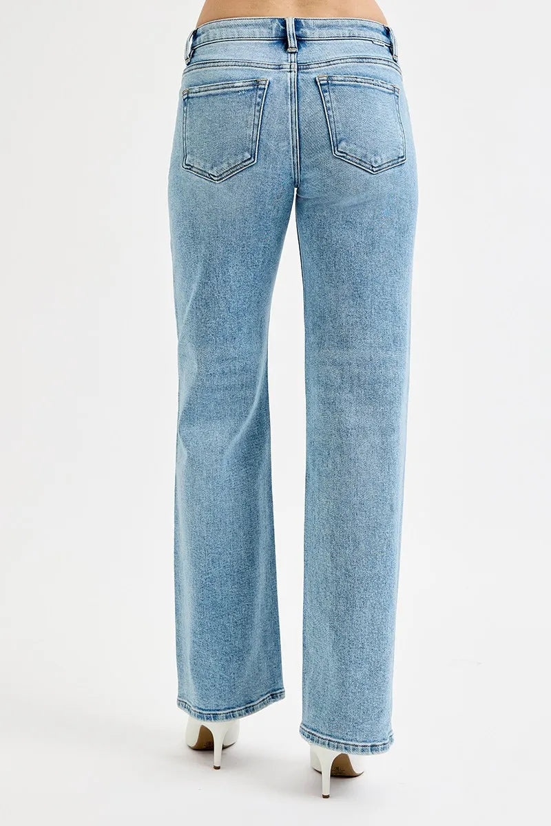 RISEN Full Size Low Rise Ankle Boyfriend Distressed Jeans-Jeans-Trendsi-[option4]-[option5]-[option6]-[option7]-[option8]-Shop-Boutique-Clothing-for-Women-Online