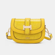 Nicole Lee USA Croc Embossed Crossbody Bag-Bags-Trendsi-Yellow-One Size-[option4]-[option5]-[option6]-[option7]-[option8]-Shop-Boutique-Clothing-for-Women-Online