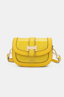 Nicole Lee USA Croc Embossed Crossbody Bag-Bags-Trendsi-Yellow-One Size-[option4]-[option5]-[option6]-[option7]-[option8]-Shop-Boutique-Clothing-for-Women-Online