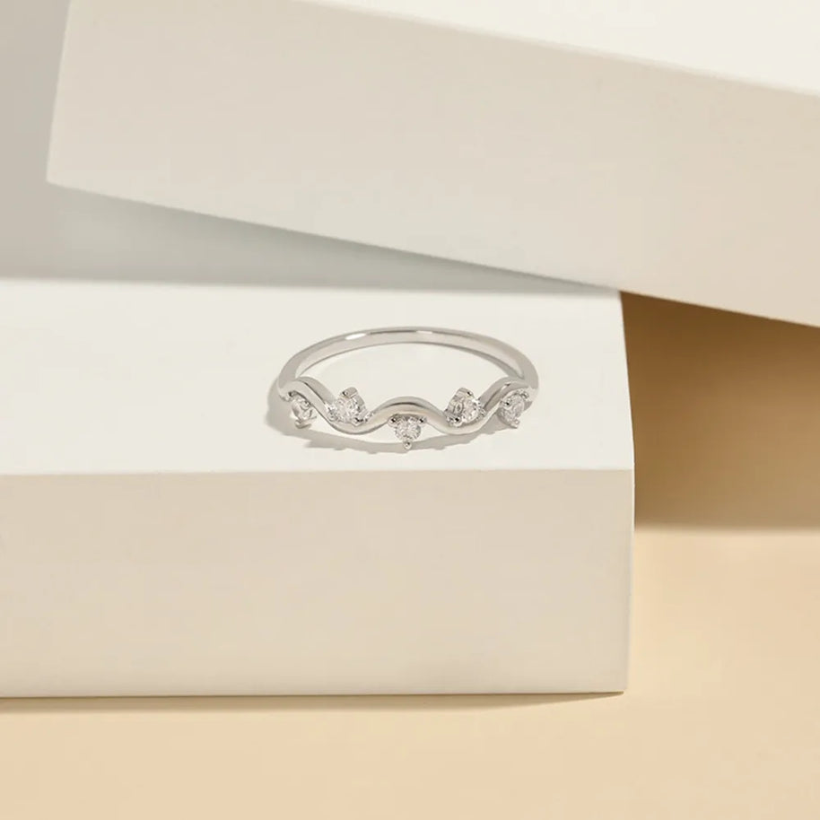 925 Sterling Silver Inlaid Zircon Ring-RINGS-Trendsi-[option4]-[option5]-[option6]-[option7]-[option8]-Shop-Boutique-Clothing-for-Women-Online