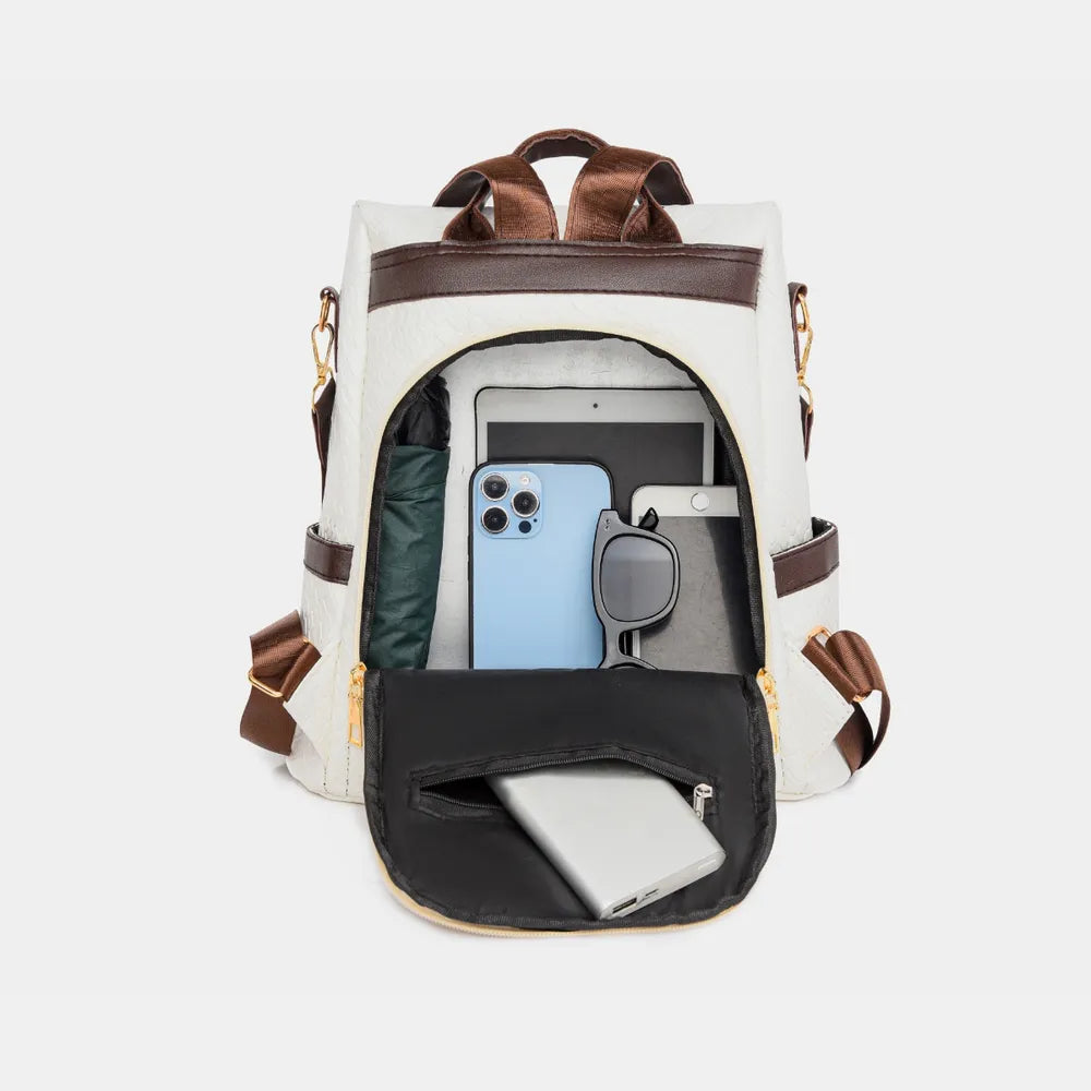 PU Leather Backpack Bag-Bags-Trendsi-[option4]-[option5]-[option6]-[option7]-[option8]-Shop-Boutique-Clothing-for-Women-Online