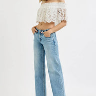 RISEN Full Size Low Rise Ankle Boyfriend Distressed Jeans-Jeans-Trendsi-[option4]-[option5]-[option6]-[option7]-[option8]-Shop-Boutique-Clothing-for-Women-Online