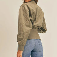 MABLE Long Sleeve Two Way Jacket-Coats & Jackets-Trendsi-[option4]-[option5]-[option6]-[option7]-[option8]-Shop-Boutique-Clothing-for-Women-Online