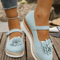Flower Embellished Mary Jane Loafers-loafers-Trendsi-Pastel Blue-36-[option4]-[option5]-[option6]-[option7]-[option8]-Shop-Boutique-Clothing-for-Women-Online