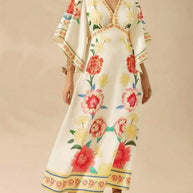 Palm Print V-Neck Midi Dress-Dresses-Trendsi-Strawberry-XS-[option4]-[option5]-[option6]-[option7]-[option8]-Shop-Boutique-Clothing-for-Women-Online