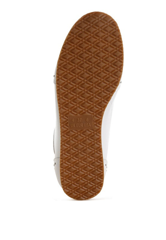 Odaya Studded Real Soft Leather Sneakers-Rag Company-[option4]-[option5]-[option6]-[option7]-[option8]-Shop-Boutique-Clothing-for-Women-Online