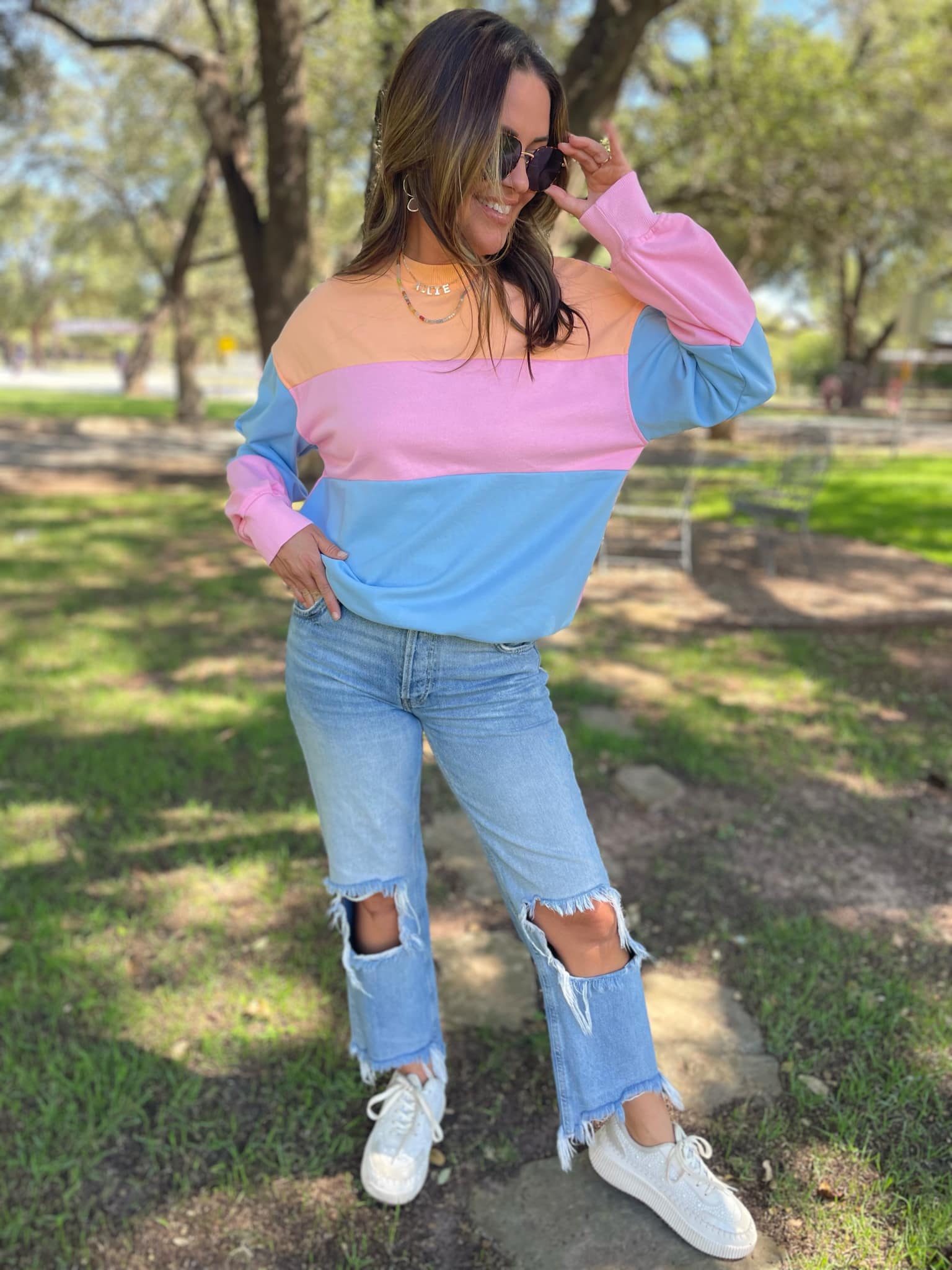 Finnley Colorblock Pullover in Four Colors-Womens-Ave Shops-[option4]-[option5]-[option6]-[option7]-[option8]-Shop-Boutique-Clothing-for-Women-Online