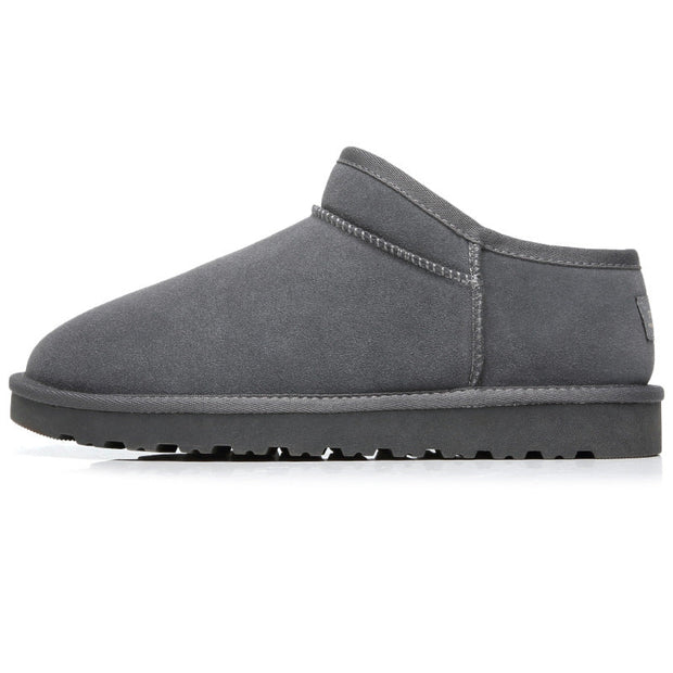 PREORDER: Faux Fur Lined Shortie Boots-Womens Shoe-Forever3A.M-Gray-5-[option4]-[option5]-[option6]-[option7]-[option8]-Shop-Boutique-Clothing-for-Women-Online