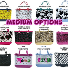 PREORDER: MEDIUM EVA Print & Solid Totes BESTSELLER-Bags-Forever3A.M-MED Softball-[option4]-[option5]-[option6]-[option7]-[option8]-Shop-Boutique-Clothing-for-Women-Online