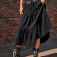 Tiered Midi Skirt-Skirts-Trendsi-[option4]-[option5]-[option6]-[option7]-[option8]-Shop-Boutique-Clothing-for-Women-Online