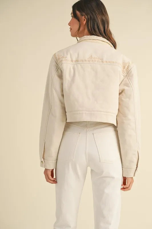 MABLE Embroidered Quilted Cropped Jacket-Coats & Jackets-Trendsi-[option4]-[option5]-[option6]-[option7]-[option8]-Shop-Boutique-Clothing-for-Women-Online