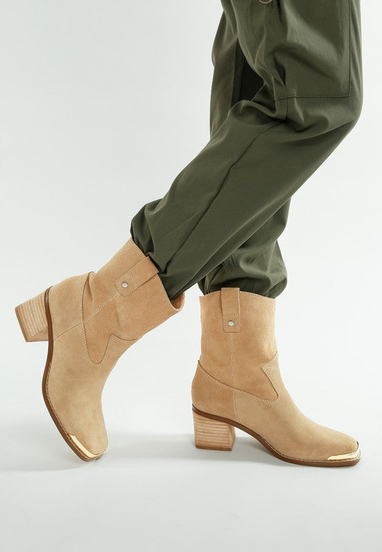 Emberly Suede Square Toe Ankle Boots-Rag Company-Beige-US-5 / UK-3 / EU-36-[option4]-[option5]-[option6]-[option7]-[option8]-Shop-Boutique-Clothing-for-Women-Online