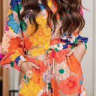 Printed Button Up Long Sleeve Top and Shorts Set-sets-Trendsi-Orange-S-[option4]-[option5]-[option6]-[option7]-[option8]-Shop-Boutique-Clothing-for-Women-Online