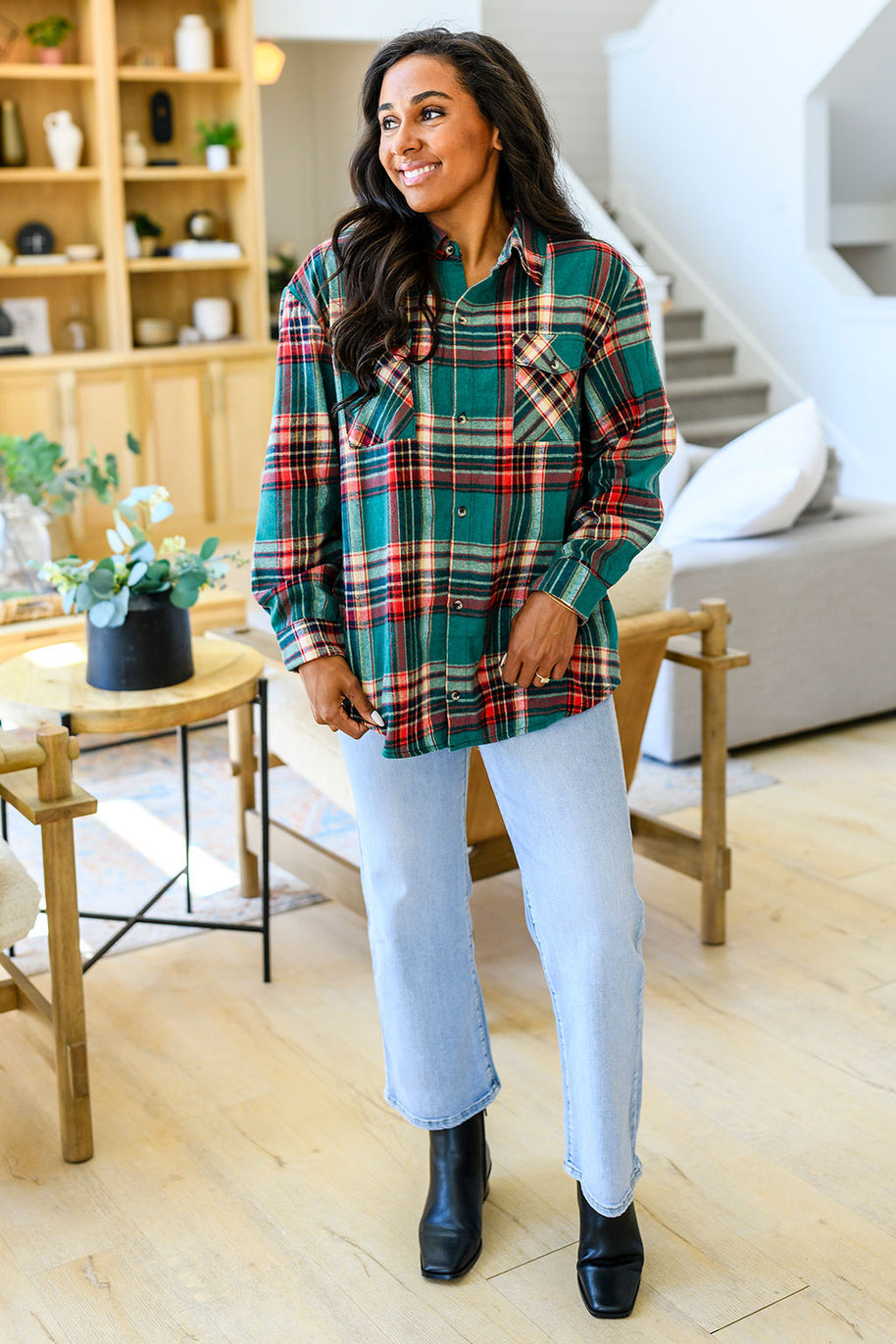 Shirley & Stone Lightweight Plaid Flannel In Four Colors-Womens-Ave Shops-[option4]-[option5]-[option6]-[option7]-[option8]-Shop-Boutique-Clothing-for-Women-Online
