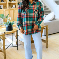 Shirley & Stone Lightweight Plaid Flannel In Four Colors-Womens-Ave Shops-[option4]-[option5]-[option6]-[option7]-[option8]-Shop-Boutique-Clothing-for-Women-Online