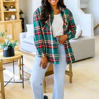 Shirley & Stone Lightweight Plaid Flannel In Four Colors-Womens-Ave Shops-[option4]-[option5]-[option6]-[option7]-[option8]-Shop-Boutique-Clothing-for-Women-Online