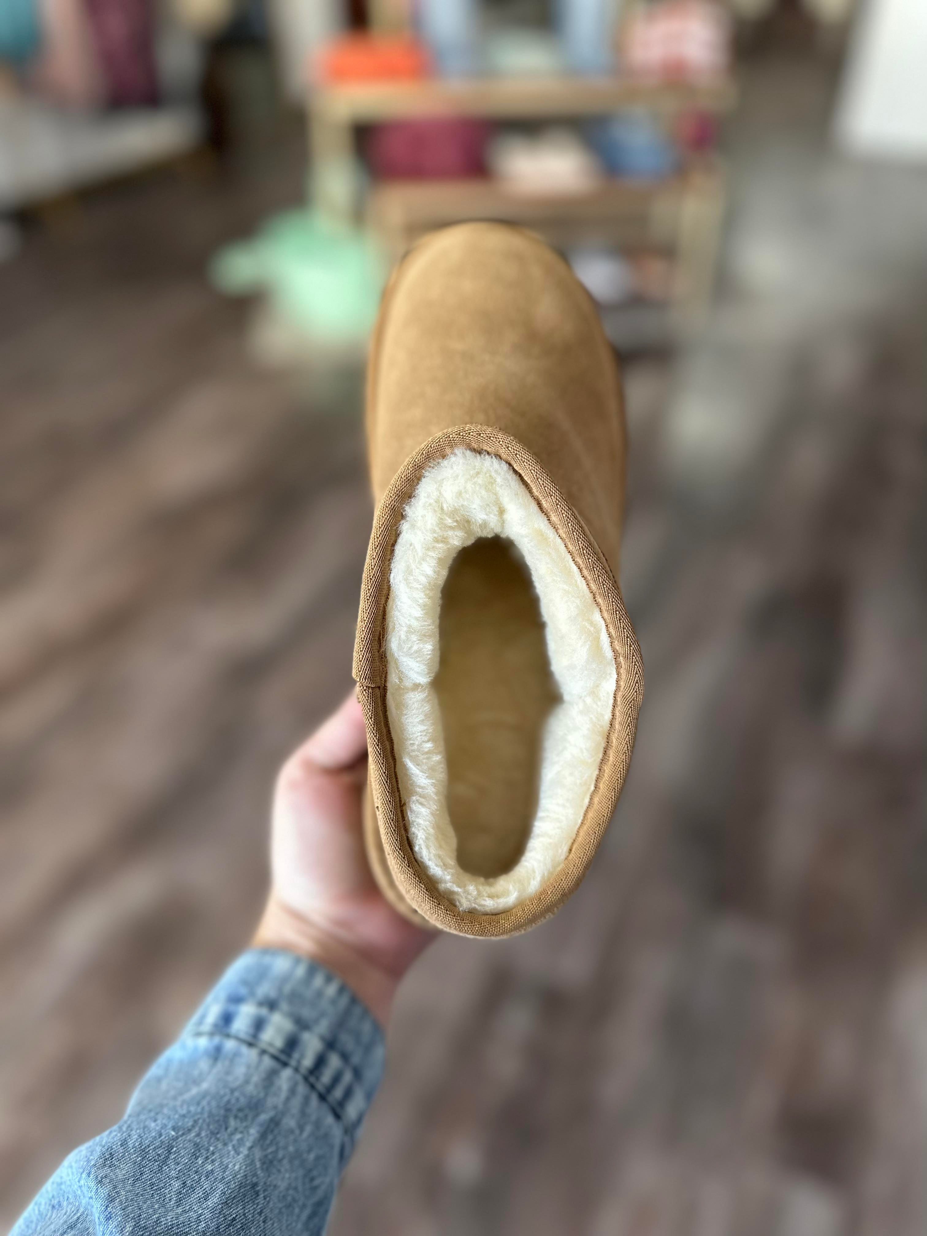 PREORDER: Faux Fur Lined Shortie Boots-Womens Shoe-Forever3A.M-[option4]-[option5]-[option6]-[option7]-[option8]-Shop-Boutique-Clothing-for-Women-Online