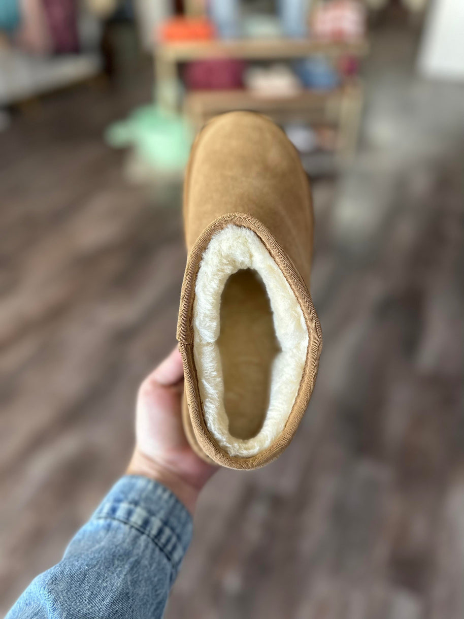 PREORDER: Faux Fur Lined Shortie Boots-Womens Shoe-Forever3A.M-[option4]-[option5]-[option6]-[option7]-[option8]-Shop-Boutique-Clothing-for-Women-Online