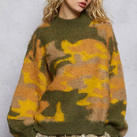 POL Mock Neck Abstract Colorblock Pattern Sweater-Sweaters-Trendsi-OLIVE MULTI-S-[option4]-[option5]-[option6]-[option7]-[option8]-Shop-Boutique-Clothing-for-Women-Online