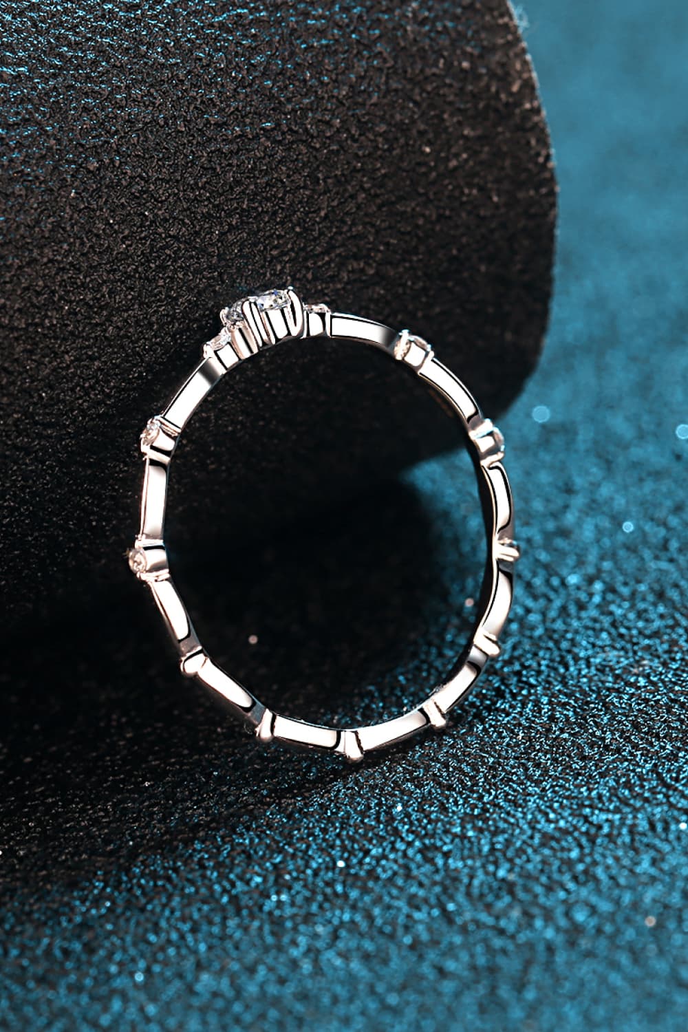 Moissanite 925 Sterling Silver Rhodium-Plated Ring-rings-Trendsi-[option4]-[option5]-[option6]-[option7]-[option8]-Shop-Boutique-Clothing-for-Women-Online