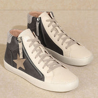 Star, High Top, Sneakers-Let's See Style-GREY BEIGE-6-[option4]-[option5]-[option6]-[option7]-[option8]-Shop-Boutique-Clothing-for-Women-Online