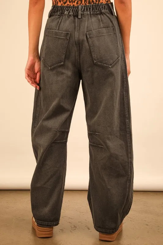 VERY J Wide Leg Comfy Jeans-Jeans-Trendsi-[option4]-[option5]-[option6]-[option7]-[option8]-Shop-Boutique-Clothing-for-Women-Online