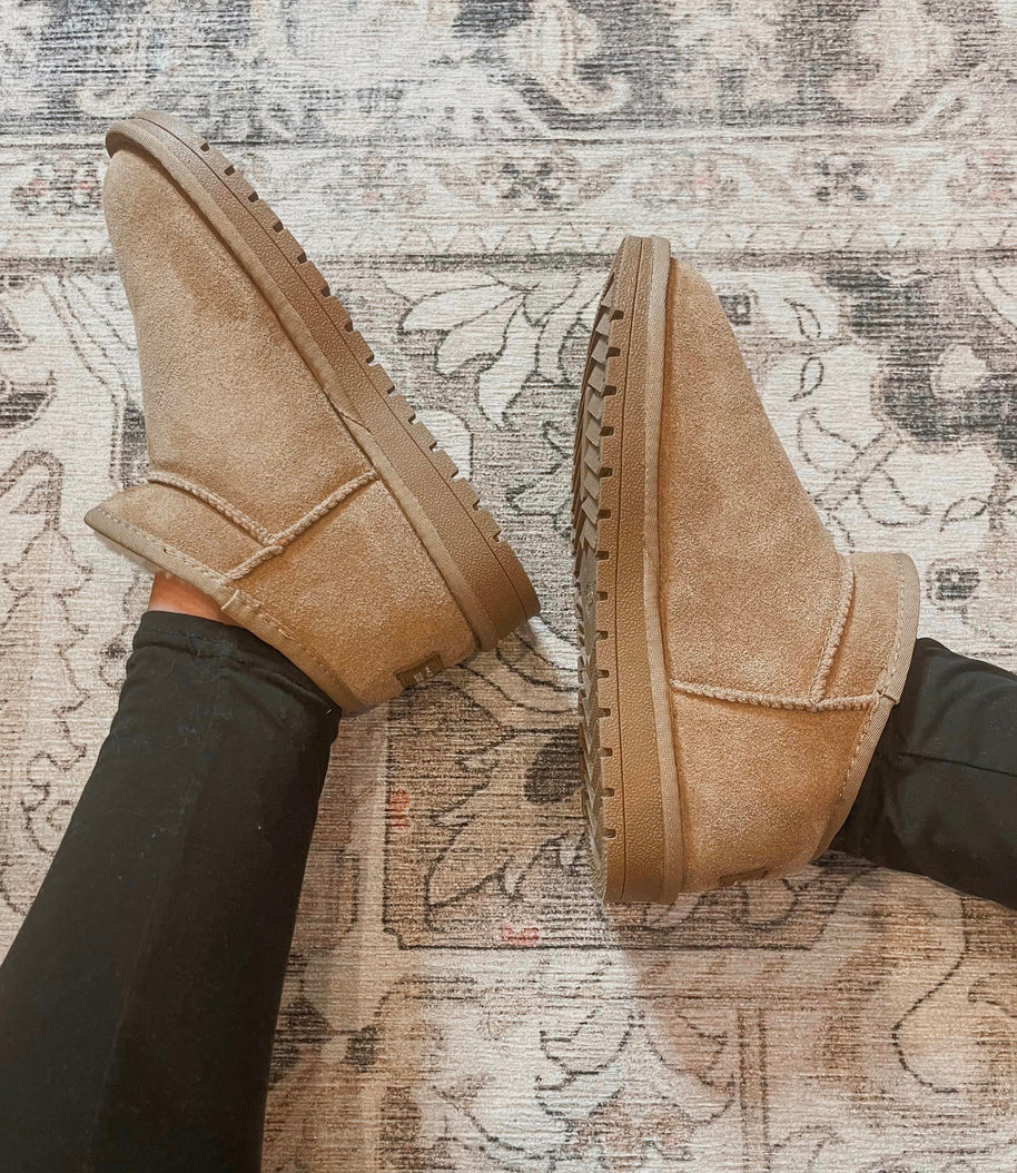 PREORDER: Faux Fur Lined Shortie Boots-Womens Shoe-Forever3A.M-[option4]-[option5]-[option6]-[option7]-[option8]-Shop-Boutique-Clothing-for-Women-Online