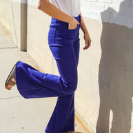 Zenana All You Need Sapphire High Waist Flare Leg Denim Jeans-Zenana-[option4]-[option5]-[option6]-[option7]-[option8]-Shop-Boutique-Clothing-for-Women-Online